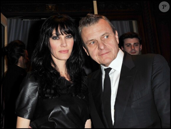 Mareva Galanter et Jean-Claude de Castelbajac - Soirée Castelbajac au Carmen, à Paris, le 8 mars 2011.