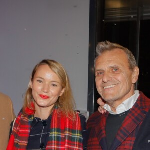 Louis-Marie de Castelbajac, Pauline Drouas et son compagnon Jean-Charles de Castelbajac, Guilhem de Castelbajac - Inauguration du flagship store Rossignol au 21 boulevard des Capucines à Paris, le 22 octobre 2018 avec la collaboration de J-C. de Castelbajac. © CVS/Bestimage