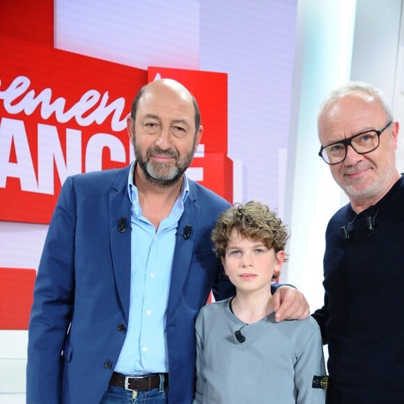 Exclusif - Kad Merad, Leopold Moati et Olivier Baroux - Enregistrement de l'émission "Vivement Dimanche" présentée par M. Drucker à Paris le 8 avril 2019 et qui sera diffusée le 14 avril. © Guillaume Gaffiot/Bestimage