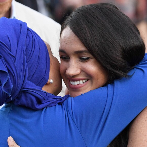 Meghan Markle, duchesse de Sussex, se rend à la résidence de l'ambassadeur à Cape Town, au 2 ème jour de leur visite en Afrique du Sud. Le 24 septembre 2019  24th September 2019 Cape Town South Africa Meghan, The Duchess of Sussex, attend a traditional garden reception where they will meet a cross-section of inspiring opinion-formers, young future leaders and other community and industry leaders that demonstrate the UK's modern partnership with South Africa.24/09/2019 - 