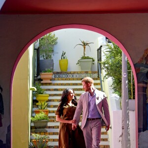 Le prince Harry, duc de Sussex, et Meghan Markle, duchesse de Sussex, en visite à Bo Kaap à Cape Town, Afrique du Sud. Le 24 septembre 2019  On september 24th 2019. The Duke and Duchess of Sussex visit the Bo Kaap area of Cape Town to mark Heritage Day, a celebration of the great diversity of cultures, beliefs and traditions in South Africa, on day two of their tour of Africa.24/09/2019 - Cape Town