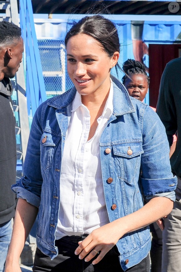 Meghan Markle, duchesse de Sussex rencontre les membres de "Waves for Change" au Cap lors de leur 2ème journée en Afrique du Sud. Le 24 septembre 2019 24/09/2019 - Cape Town