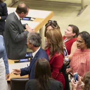 Ivanka Trump a prononcé un discours sur la liberté de la religion et sur les moyens de protéger les individus contre les attaques religieuses lors de la 74ème assemblée générale de l'ONU à New York le 23 septembre 2019.