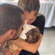 Anaïs Camizuli et son mari Sultan avec leur fille Kessi, sur Instagram, le 8 septembre 2019