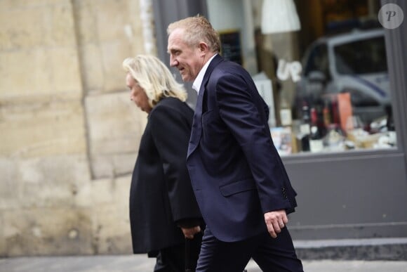 François-Henri Pinault, sa mère Maryvonne - Les membres de la famille Pinault passent au domicile de Jacques Chirac à Paris le 26 septembre 2019. Jacques Chirac et sa femme vivaient dans un hôtel particulier prêté par la famille Pinault.