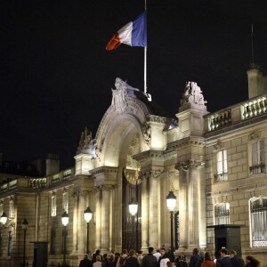 Hommages à Jacques Chirac au palais de l'Elysée, le 26 septembre 2019. 