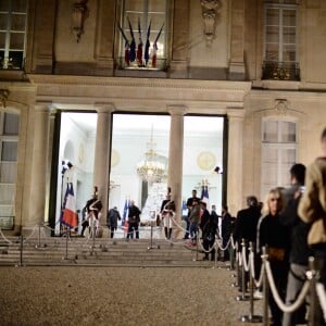 Hommages à Jacques Chirac au palais de l'Elysée, le 26 septembre 2019.