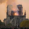 Incendie de la cathédrale Notre-Dame de Paris, le 15 avril 2019. © Jérémy Melloul / Bestimage