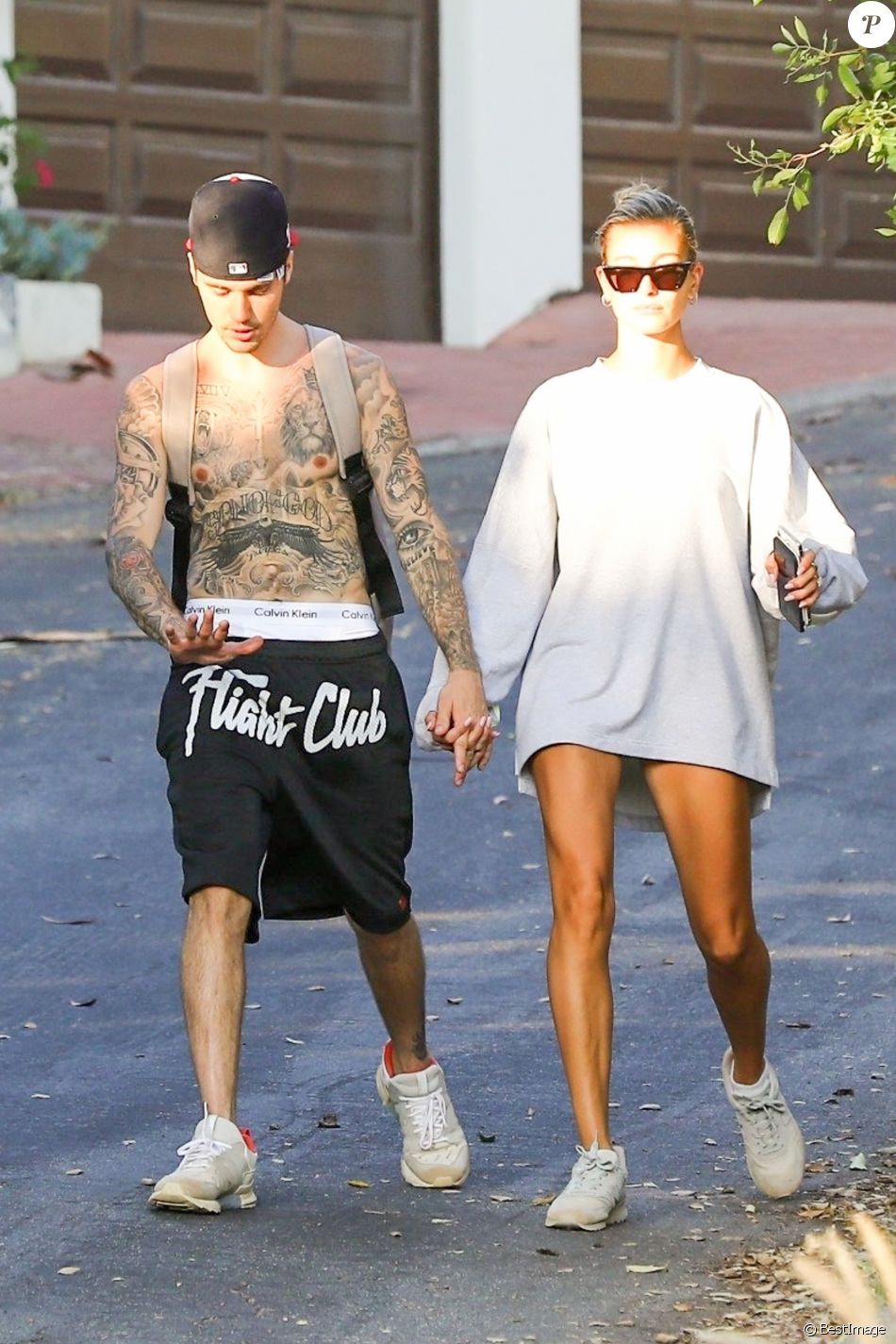  Justin  Bieber  et sa femme  Hailey Baldwin Bieber  se 