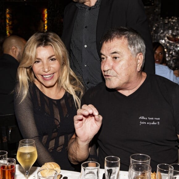 Lola Marois-Bigard et son mari Jean-Marie Bigard assistent à la soirée de sortie du clip "Radio Aktébo" de l'association Aktebo, au profit des enfants malades, au Don Camilo. Paris, le 17 septembre 2019. © Jack Tribeca/Bestimage