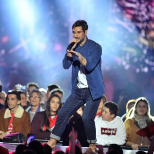 Exclusif - Jérémy Frérot lors de l'enregistrement de l'émission "La Chanson Challenge 2019" aux Arènes de Nîmes, le 17 mai 2019.© Guillaume Gaffiot/Bestimage