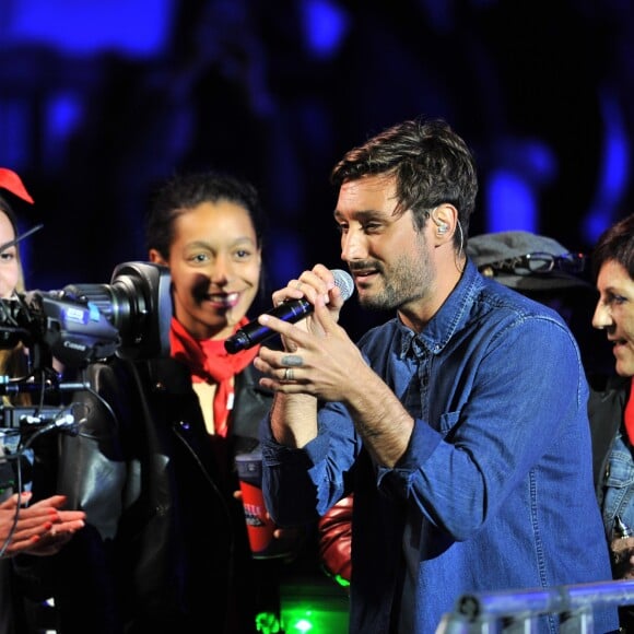 Exclusif - Jérémy Frérot lors de l'enregistrement de l'émission "La Chanson Challenge 2019" aux Arènes de Nîmes, le 17 mai 2019. © Guillaume Gaffiot/Bestimage