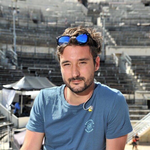 Exclusif - Jérémy Frérot lors de l'enregistrement de l'émission "La Chanson de l'Année 2019" aux Arènes de Nîmes, le 16 mai 2019. © Guillaume Gaffiot/Bestimage