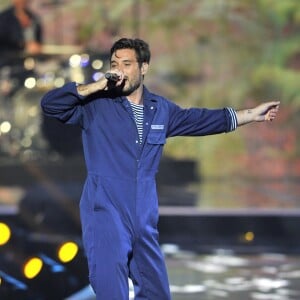 Exclusif - Jérémy Frérot lors de l'enregistrement de l'émission "La Chanson de l'Année 2019" aux Arènes de Nîmes, le 16 mai 2019. © Guillaume Gaffiot/Bestimage