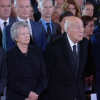 



Valéry Giscard d'Estaing et son épouse Anne-Aymone aux obsèques de Jacques Chirac à Paris, le 30 septembre 2019. 




















