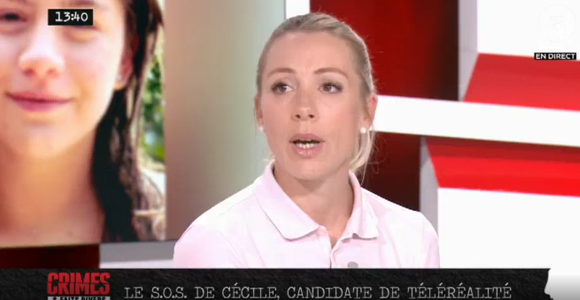 Cécile de "L'amour par défaut" lance un appel à l'aide pour retrouver sa fille, le 30 septembre 2019, sur NRJ12