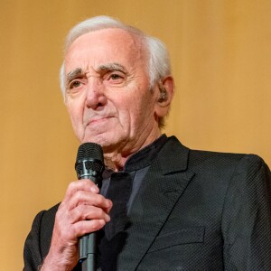 Charles Aznavour en concert à l'Office des Nations Unies à Genève. Le 13 mars 2018 13/03/2018 - Genève