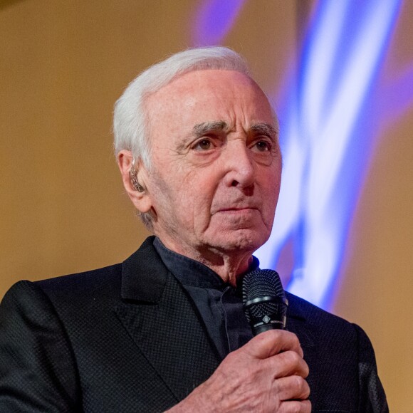 Charles Aznavour en concert à l'Office des Nations Unies à Genève. Le 13 mars 2018 13/03/2018 - Genève