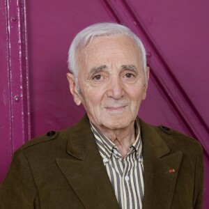 -Charles Aznavour - Enregistrement de l'émission "Du côté de Chez Dave" Spéciale Charles Aznavour, qui sera diffusée le 10 mai 2015 sur France 3