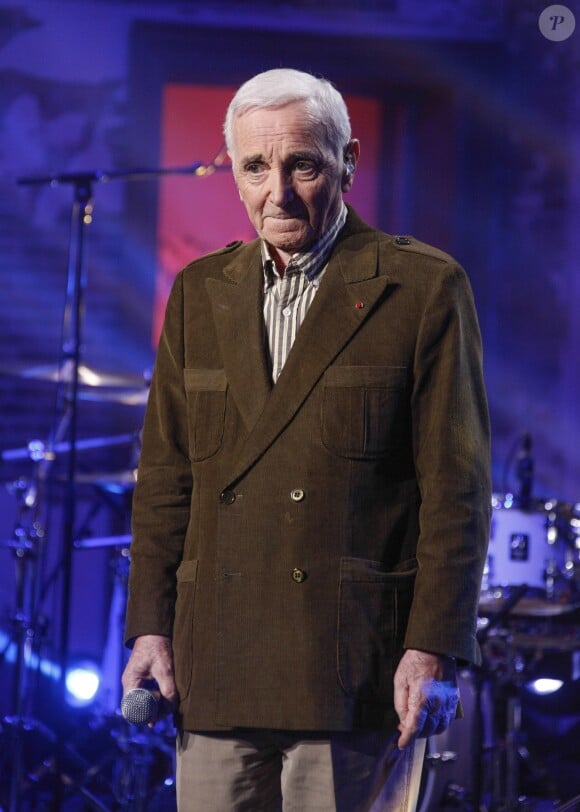Charles Aznavour - Enregistrement de l'émission "Du côté de Chez Dave" Spéciale Charles Aznavour, qui sera diffusée le 10 mai 2015
