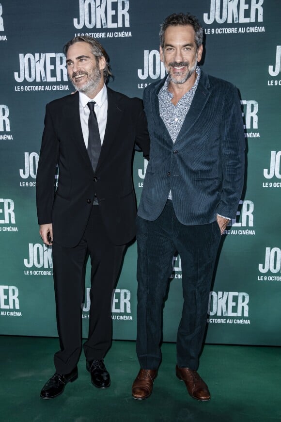 Joaquin Phoenix et Todd Phillips (réalisateur) - Avant-première du film "Joker" au cinéma UGC Normandie à Paris, le 23 septembre 2019. © Olivier Borde/Bestimage