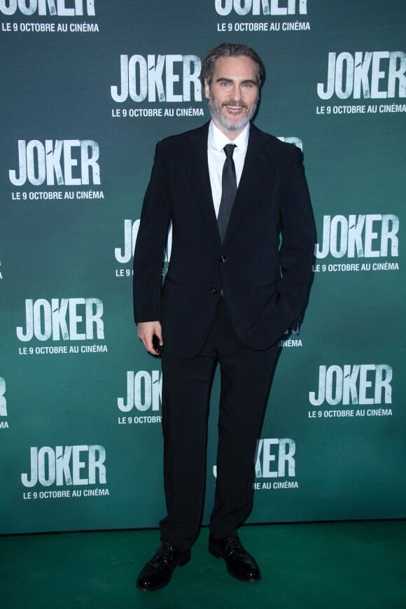 Joaquin Phoenix - Avant-première du film "Joker" au cinéma UGC Normandie à Paris, le 23 septembre 2019.