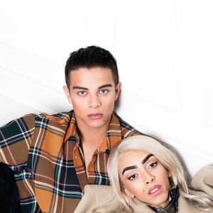 Bilal Hassani et son compagnon Nawfel sur Instagram.
