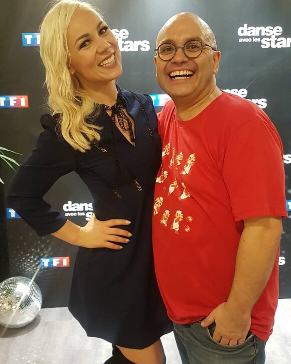 Yoann Riou et sa partenaire de "Danse avec les stars 2019" souriants sur Instagram, le 22 septembre 2019