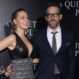 Blake Lively, son mari Ryan Reynolds lors de la première de 'A Quiet Place' au Loews Lincoln Square à New York. Le 2 avril 2018