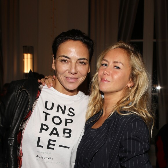 Exclusif - Sandra Sisley et Enora Malagré - Soirée de lancement du nouveau coffret "Château Minuty x Casparian Caviar" au Salon Cristal de l'hôtel Lutetia à Paris, le 2 octobre 2019. © Denis Guignebourg/Bestimage