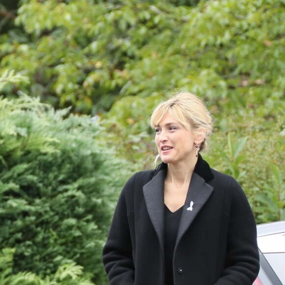 François Hollande et sa compagne Julie Gayet - Claude Chirac, son mari Frédéric Salat-Baroux et son fils Martin Rey-Chirac se sont rendu au musée du président Jacques Chirac de Sarran en Corrèze le 5 octobre 2019. © Patrick Bernard/Bestimage