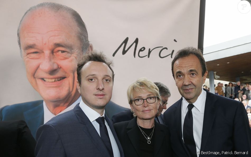Claude Chirac, son mari Frédéric Salat-Baroux et son fils ...