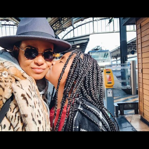 Christina Milian enceinte : Elle débarque à Strasbourg pour voir son chéri M. Pokora avec Violet (4 octobre 2019).