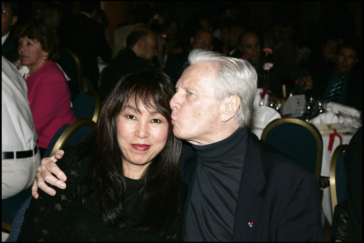 Photo Maurice Jarre et sa femme Fui Fong Khong Jarre Soirée de