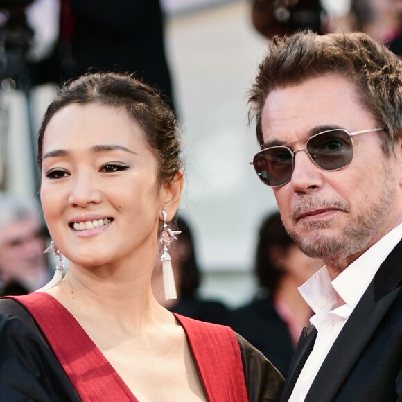 Gong Li et son compagnon Jean-Michel Jarre - Tapis rouge du film "Lan Xin Da Ju Yuan" (Saturday Fiction) lors du 76ème festival international du film de Venise, la Mostra, le 6septembre 2019.