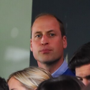 Le prince William, duc de Cambridge, Catherine (Kate) Middleton, duchesse de Cambridge et leurs enfants, le prince George et la princesse Charlotte, assistent à un match de Premier League opposant Norwich City à Aston Villa au stade Carrow Road, à Norwich, Royaume Uni, le 5 octobre 2019. Aston Villa a gagné 5-1.