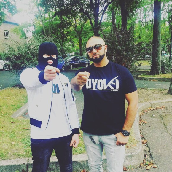 Le rappeur Samat, tué par balles le lundi 7 octobre 2019, sur Instagram. Ici avec le rappeur Kalash Criminel.