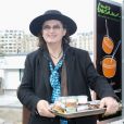 Marc Veyrat au lancement de ses Food Trucks (camions restaurant) "Mes bocaux" au Port de Javel à Paris, le 4 février 2014.