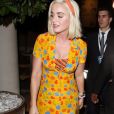 Katy Perry arrive à l'hôtel "Ham Yard" à Londres, le 28 août 2019.