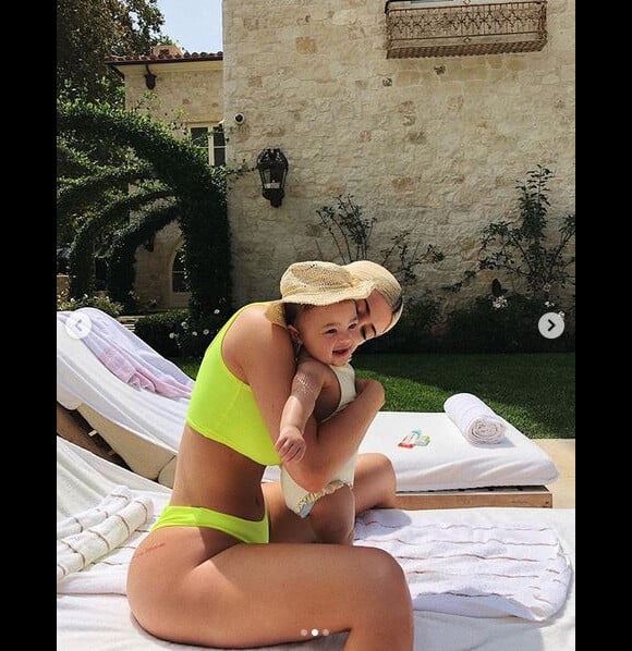Kylie Jenner et sa fille Stormi au Mexique en octobre 2018. Photo publiée le 9 octobre 2019.