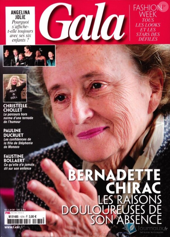 Magazine "Gala" en kiosques le 10 octobre 2019.