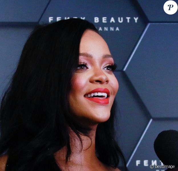 Rihanna à la soirée Fenty Beauty chez Sephora dans le quartier de Brooklyn à New York, le 14 septembre 2018