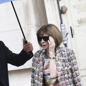 Anna Wintour - Sorties du défilé de mode "Chanel", collection PAP printemps-été 2020 au Grand Palais à Paris. Le 1er octobre 2019 © Michael Baucher / Panoramic / Bestimage