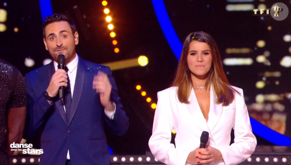 Camille Combal et Karine Ferri lors du prime de Danse avec les stars saison 10, le 12 octobre 2019