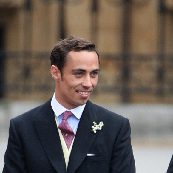 James Middleton au mariage de sa soeur Kate Middleton avec le prince William à Londres en 2011. 