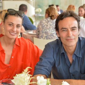 Anthony Delon et la comédienne Sveva Alviti lors du Longines Paris Eiffel Jumping au Champ de Mars à Paris, le 7 juillet 2019. © Veeren Ramsamy/Bestimage