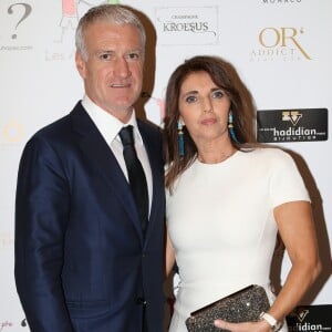 Exclusif - Didier Deschamps et sa femme Claude - Soirée de fin d'année de l'association monégasque "Les Enfants du Liban" dont il est le parrain au Bay Hotel à Monaco le 19 décembre 2018. © Jean-Charles Vinaj/PRM/Bestimage