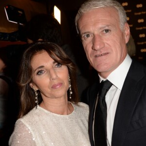 Didier Deschamps (Manager de la décennie) et sa femme Claude - Cocktail pour la remise des GQ Awards "Les Hommes de l'Année 2018" au Centre Pompidou à Paris, le 26 novembre 2018. © Veeren/Bestimage