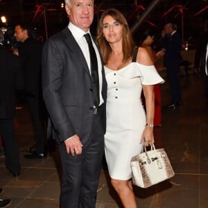 Didier Deschamps, sélectionneur et ancien joueur de l'équipe de France de football, et sa femme Claude, durant la soirée des Sportel Awards 2018 au Grimaldi Forum à Monaco le 23 octobre 2018. © Bruno Bebert/Bestimage