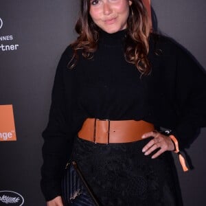 Joyce Jonathan au photocall de la soirée "Orange" sur la plage de l'hôtel Majectic lors du 72ème Festival International du Film de Cannes, le 18 mai 2019. © Rachid Bellak/Bestimage